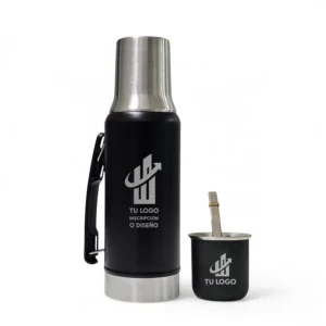 Set Matero DÚO (Mate Viajero + Termo System) Personalizados